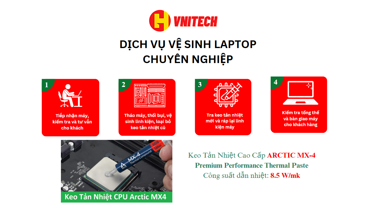 Dịch vụ vệ sinh Laptop và PC